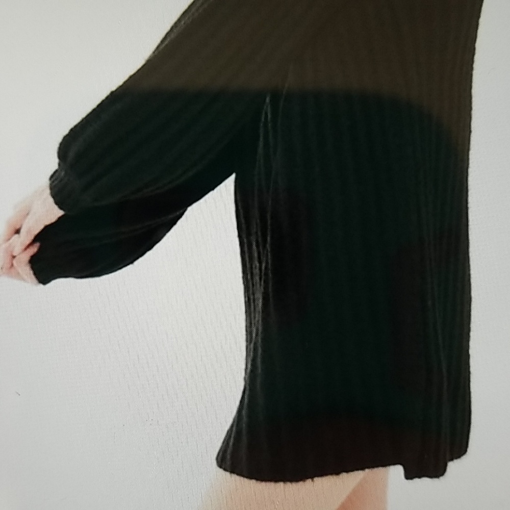 SALE Boho tunic mock neck sweater - Picture 4 of 4
